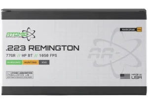 .223 Rem 77gr HP BT Subsonic Ammo