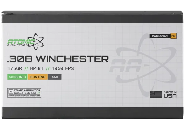 aa-308-WIN-175gr .308 Win 175gr HP BT Subsonic Ammo