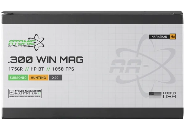 .300 Win Mag 175gr HP BT Subsonic Ammo