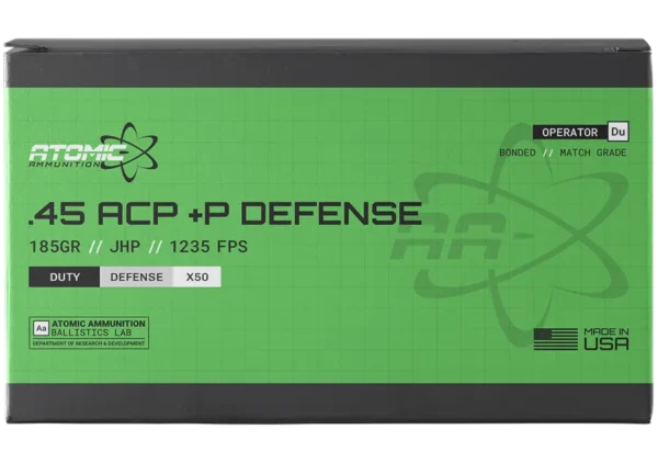 aa-45ACP+P-185 .45 ACP +P 185gr JHP Defense Ammo