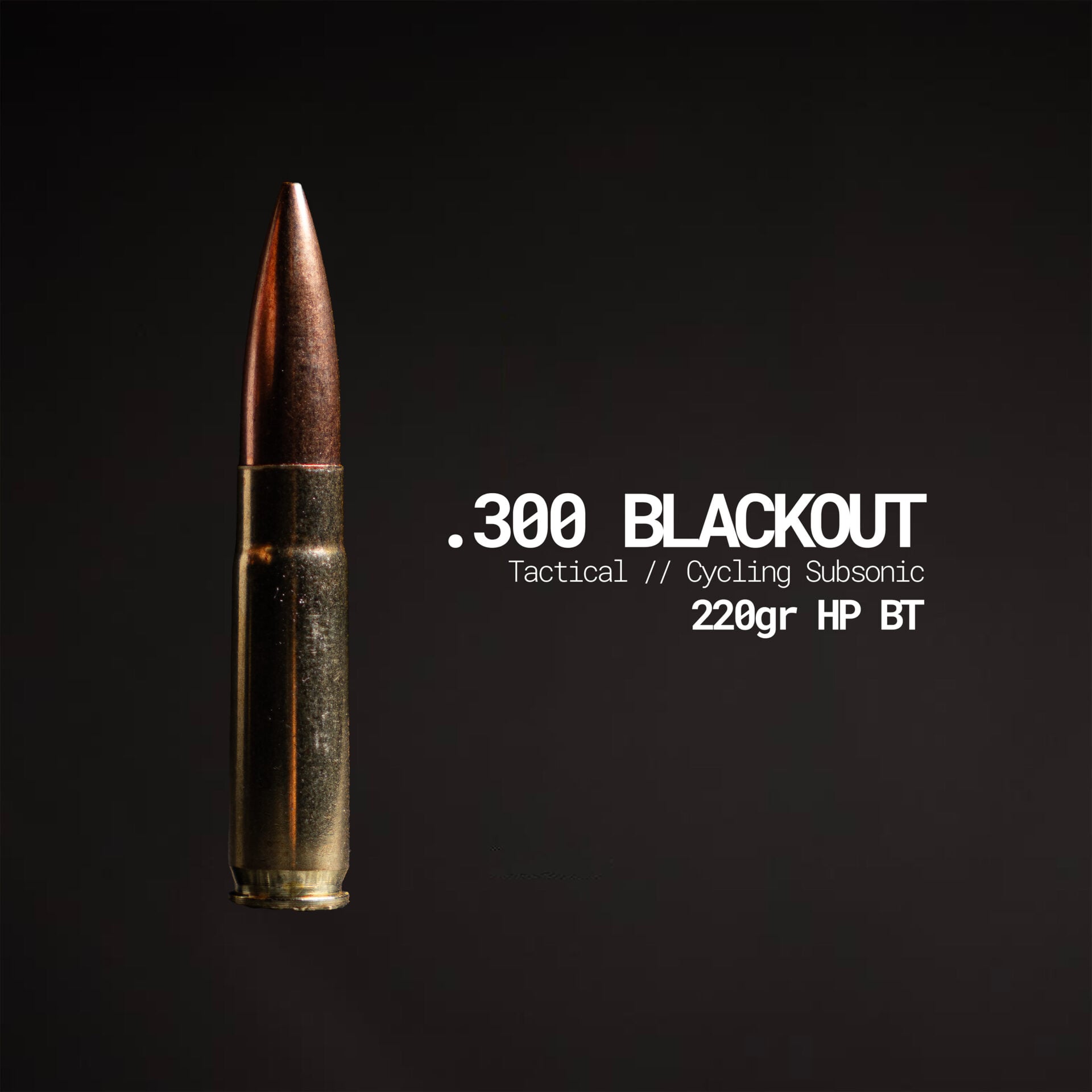 Atomic 300 Blackout 220gr Subsonic HPBT Ammo – Reliable 20 Round Box 7 Atomic Ammunition 300 BLK 220 grain load