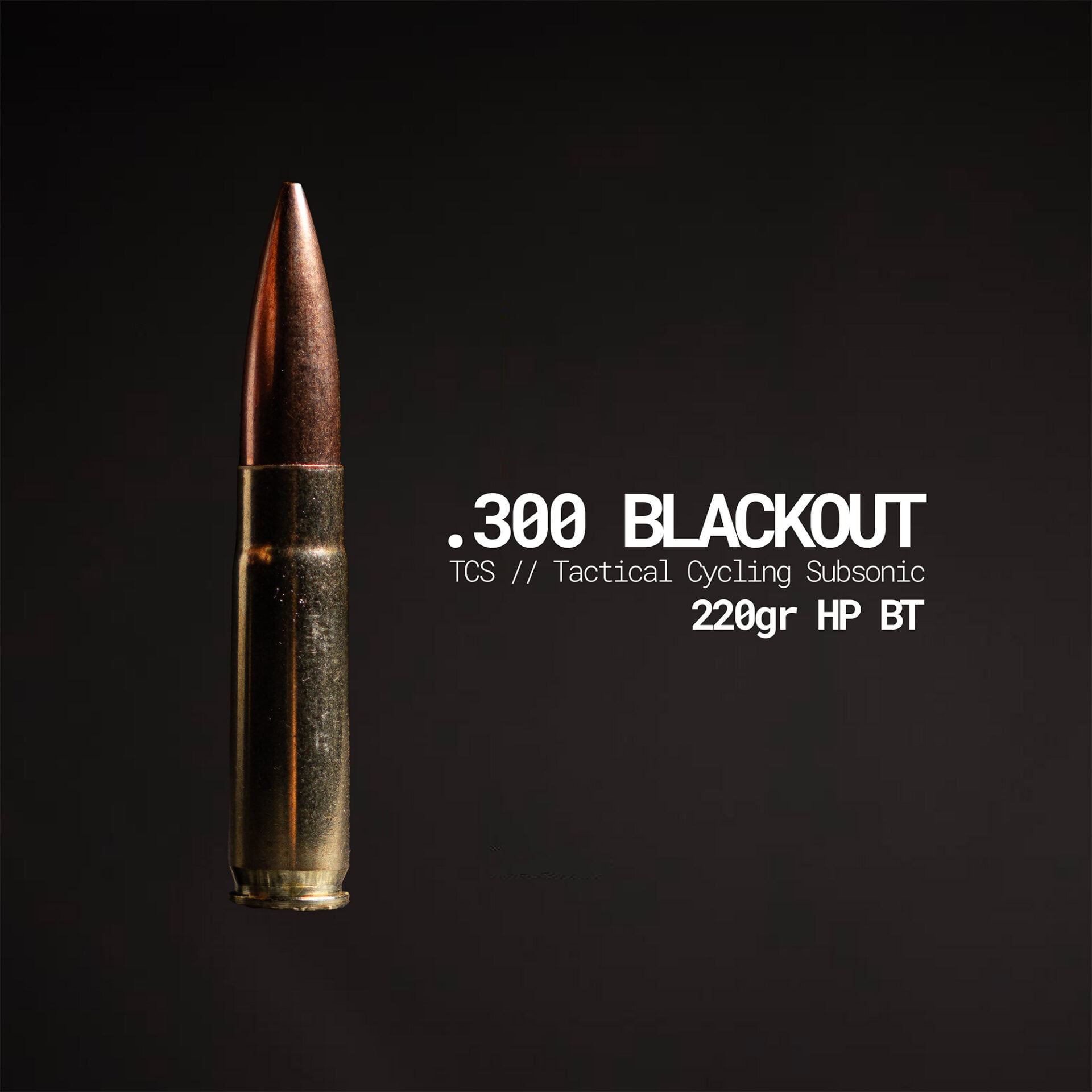 Atomic 300 Blackout 220gr Subsonic HPBT Ammo – Reliable 20 Round Box